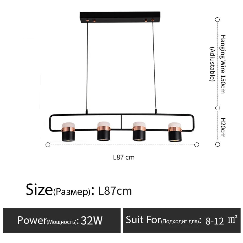 Nordic Style Designer Lamp Dining Table