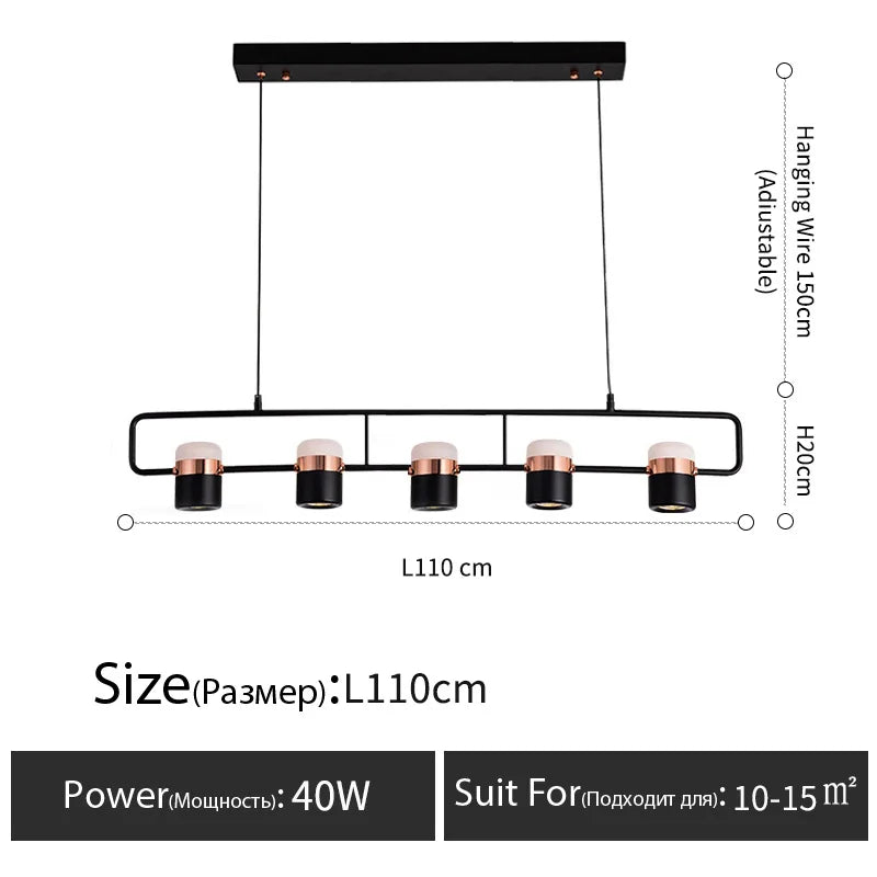 Nordic Style Designer Lamp Dining Table