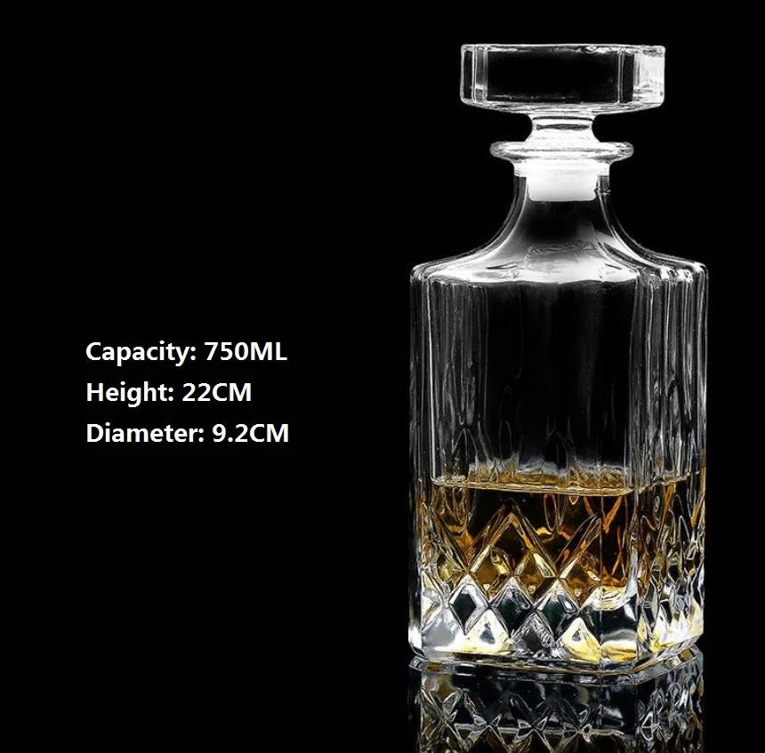 Decanter Whiskey Bottle Crystal