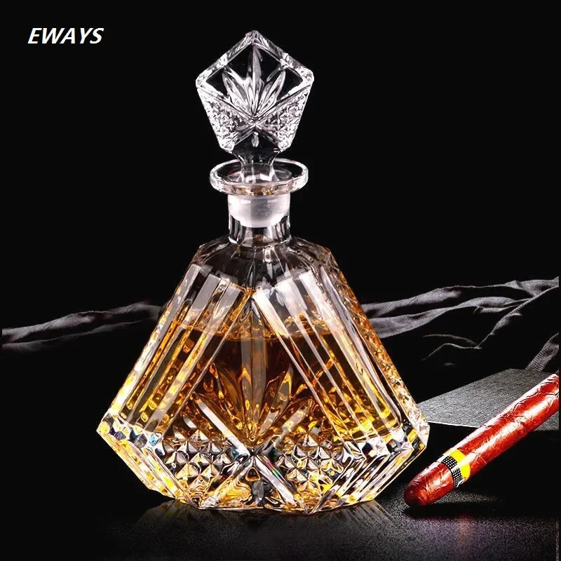 Decanter Whiskey Bottle Crystal