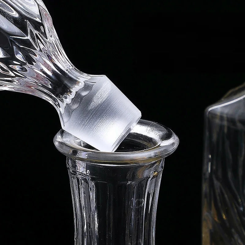 Decanter Whiskey Bottle Crystal