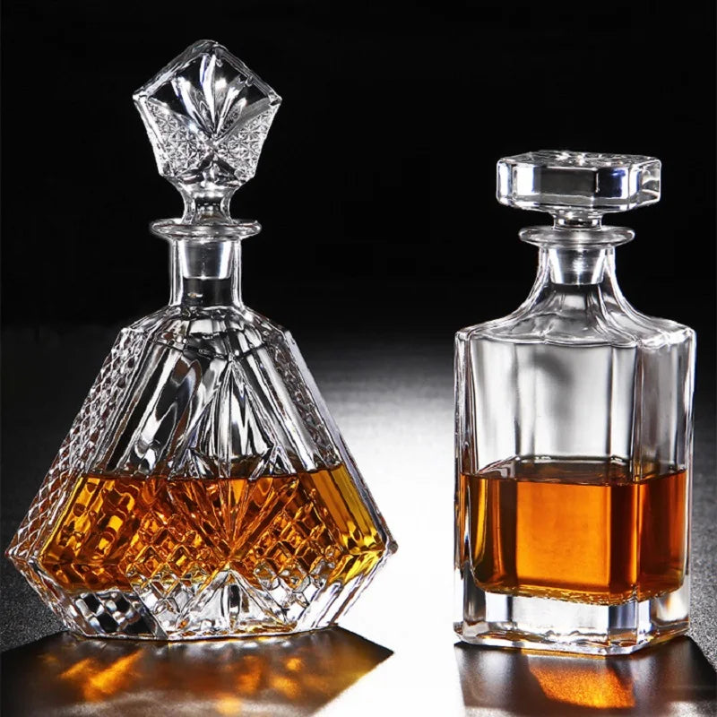 Decanter Whiskey Bottle Crystal