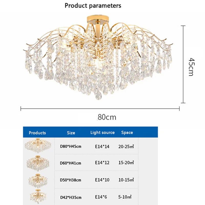 Luxury Crystal LED Lights