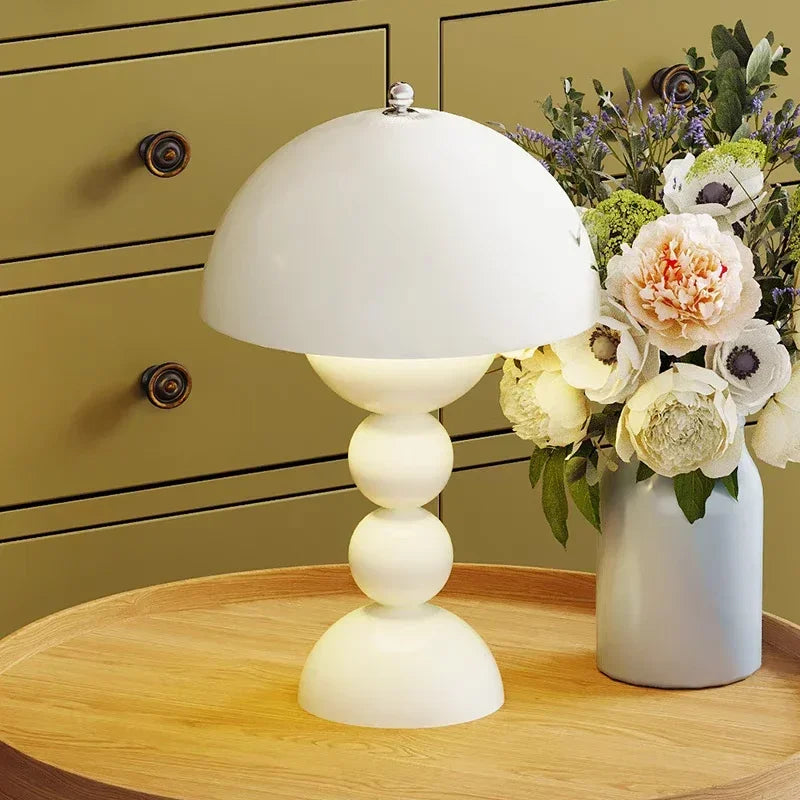 Nordic LED Table Lamp USB Dimmable Flowers For Home Living Table Bedroom Room Decoration LED Night Lamps Bedside Desk Lights