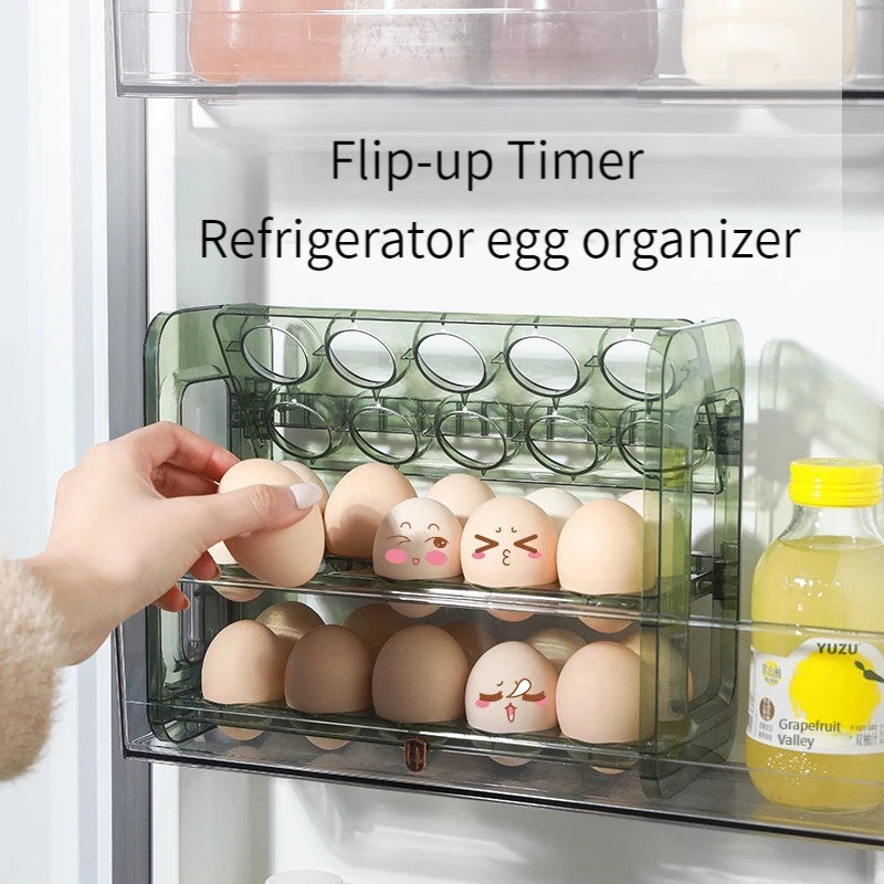 Large Capacity Egg Holder for Refrigerator