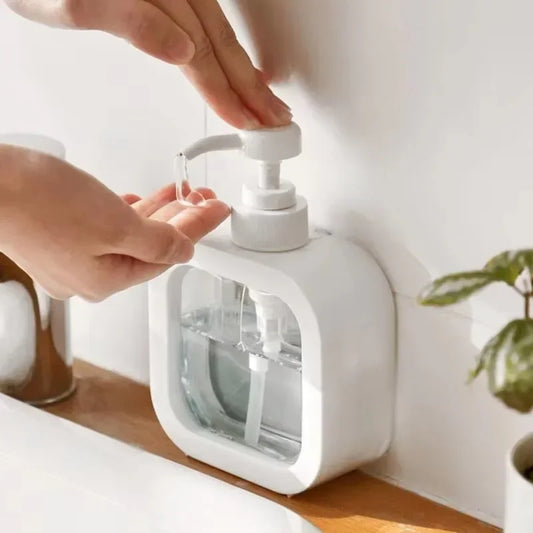 300/500ml Bathroom Soap Dispensers Large Capacity Empty Bottle Refillable Lotion Shampoo Shower Gel Holder Travel Dispenser