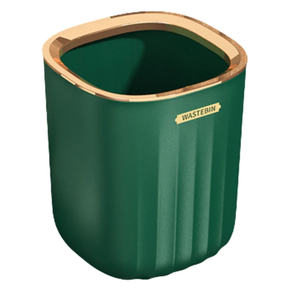 Desktop Trash Can Plastic Dustbin Office Table Cute Storage Bucket Waste Bin Basket Countertop Durable Rubbish Bin for Kitchen