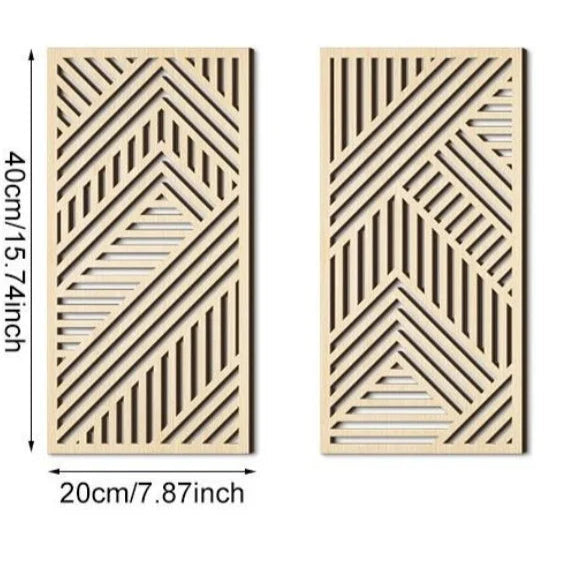 Hollow Wooden Hanging Board Wall Decoration