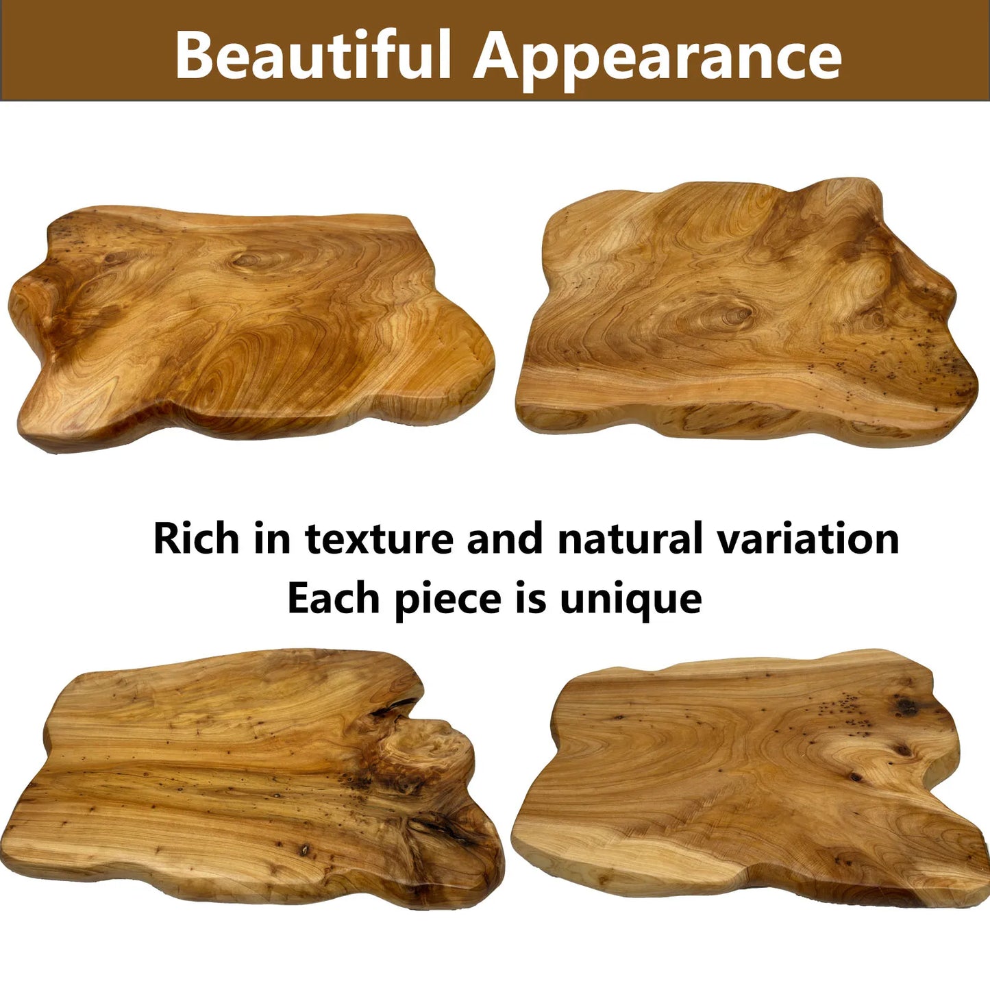 Natural Edge End Table, Wood Side Table, Nightstand, Plant Stand ,Unique desktop for Living Room, Bedroom, Farmhouse Decor