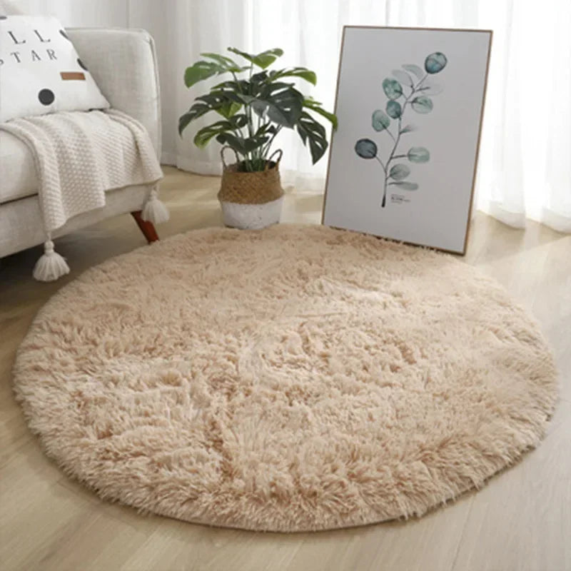 Ultra Soft Plush Round Rug Mat