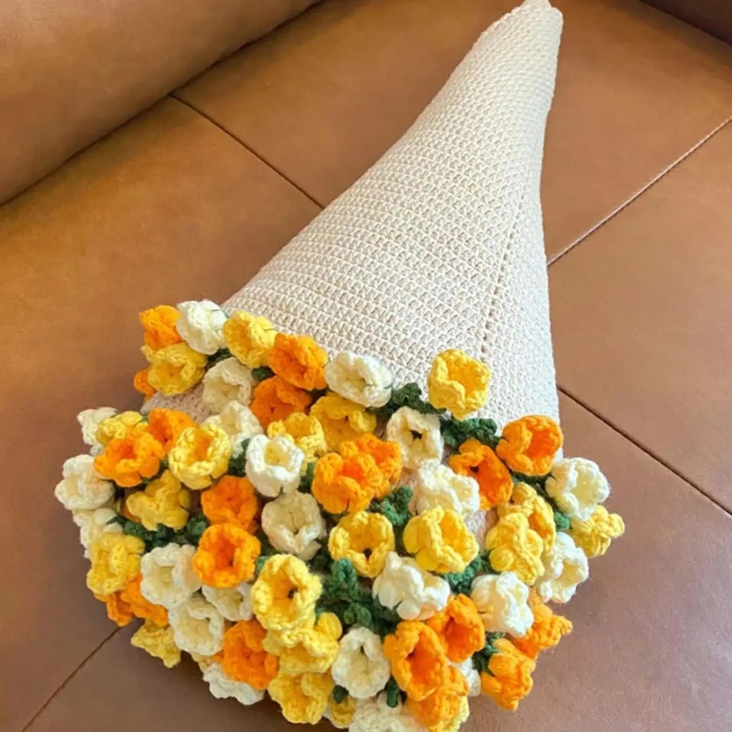 Bouquet Blanket Crochet Handmade