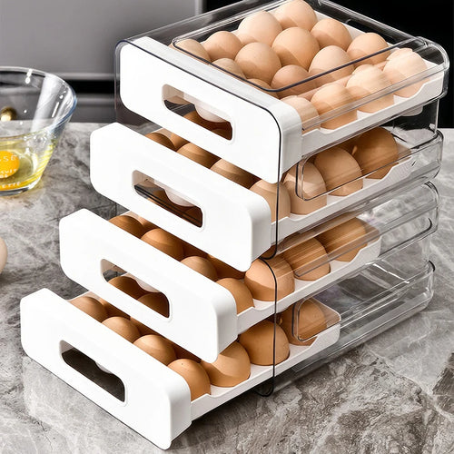 Refrigerator Egg Organizer Storage Box