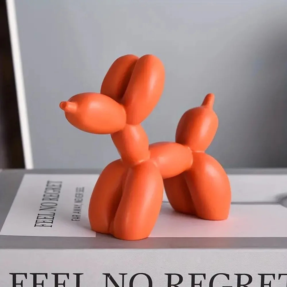 Style Balloons Puppy Statues