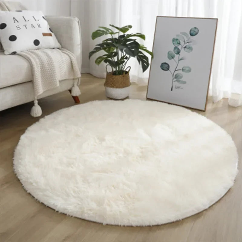 Ultra Soft Plush Round Rug Mat