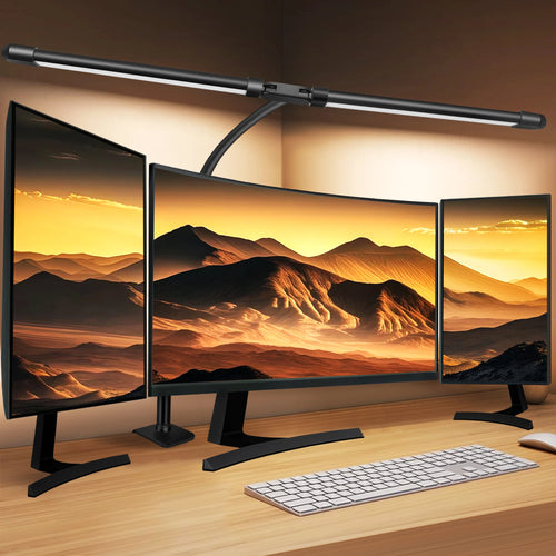 Double Head LED Clip Desk Lamp