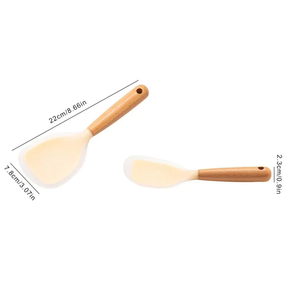 Silicone Spoon Non-stick Cooking
