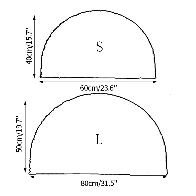 1PC Bathroom Mat Semicircle Floor Rugs Entrance Door Mats Non-slip Mats Cartoon Rug Dustproof Absorbent Carpet Bath Tub Carpets