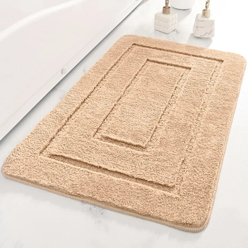 Bathroom Rug Microfiber Shaped Absorbing