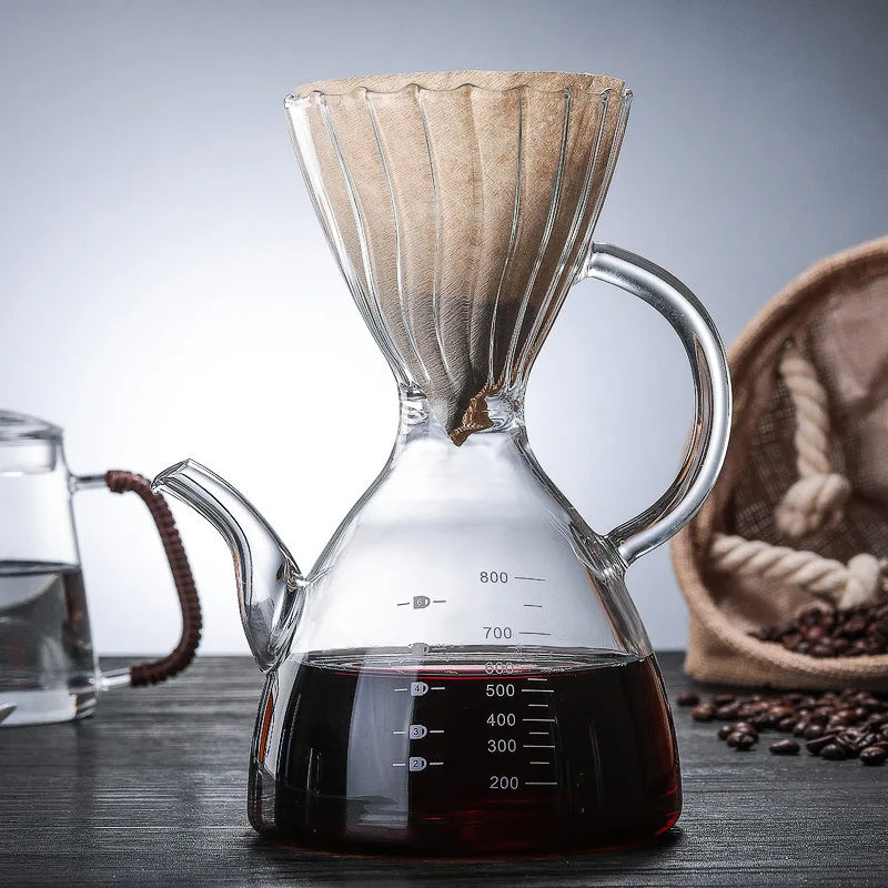 Glass Coffee Pot High Temperature Resistance
