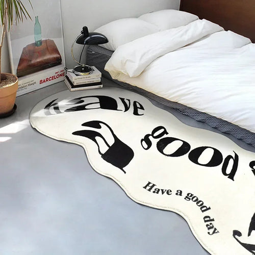 Shaggy Area Rug Non Slip Thickened Carpet Absorbent Soft Floor Mat for Bedroom Living Room Home Decor Washable Bedroom Decor