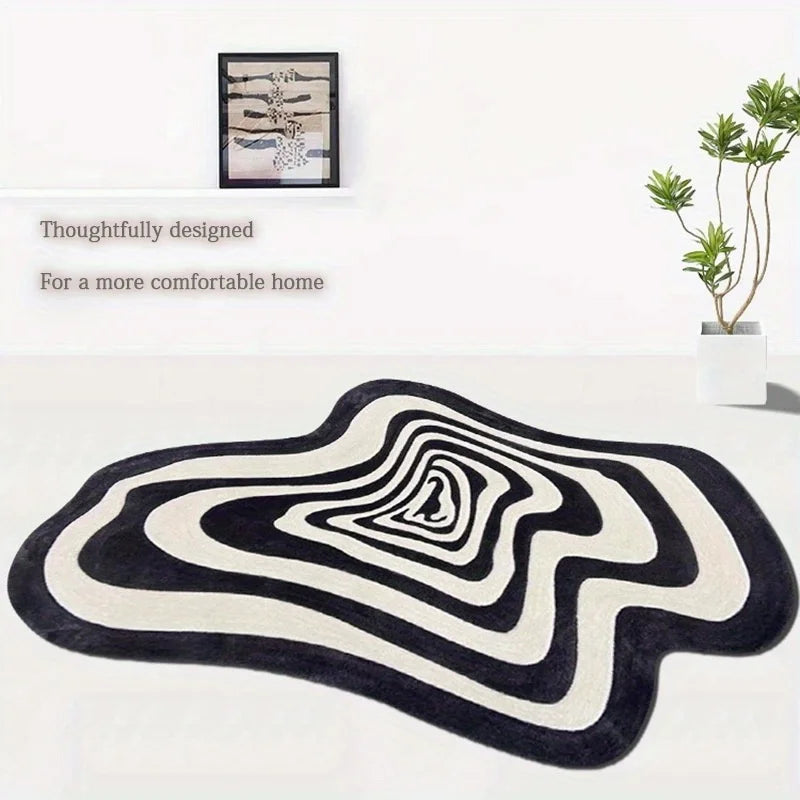 Modern Irregular Carpet Living Room