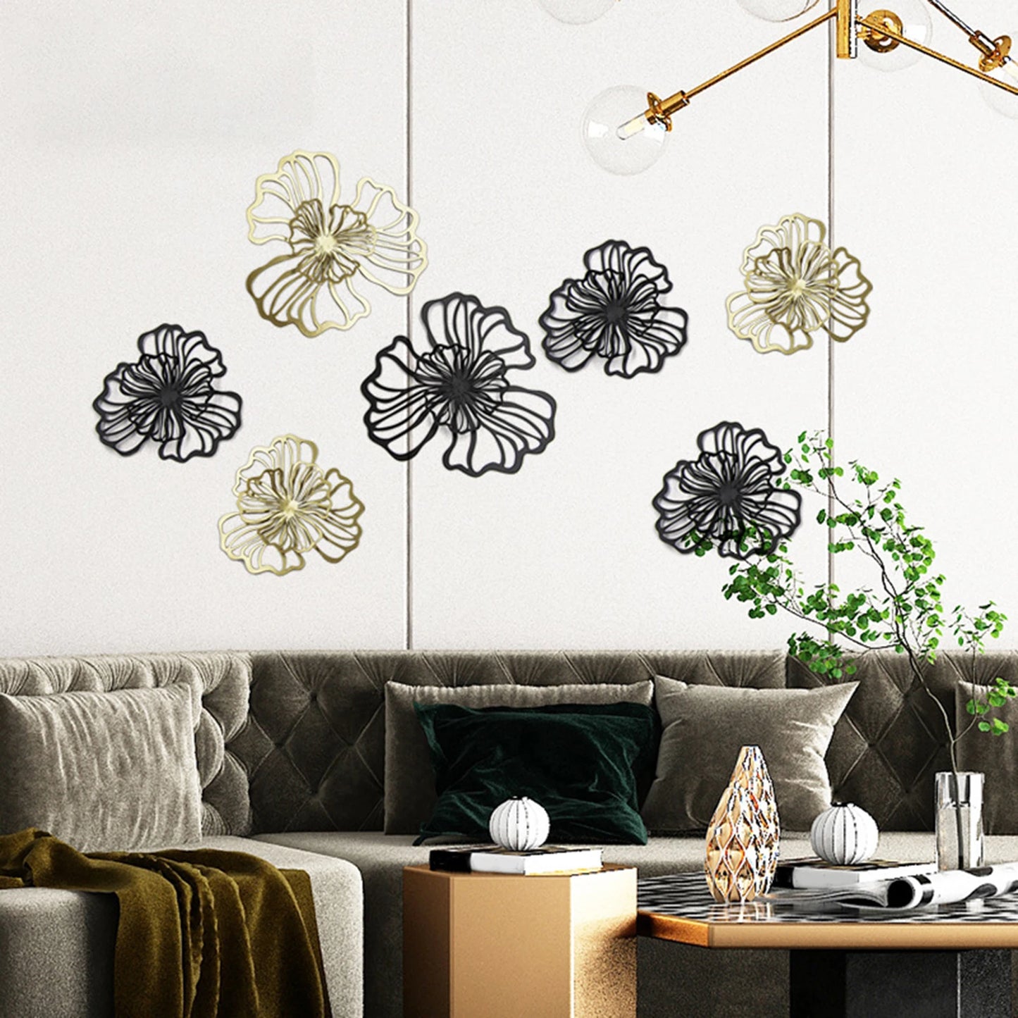 Wall Decoration Flower Metal Art