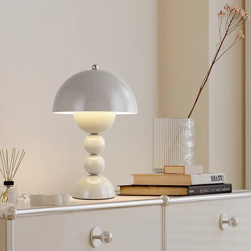 Nordic LED Table Lamp USB Dimmable Flowers For Home Living Table Bedroom Room Decoration LED Night Lamps Bedside Desk Lights