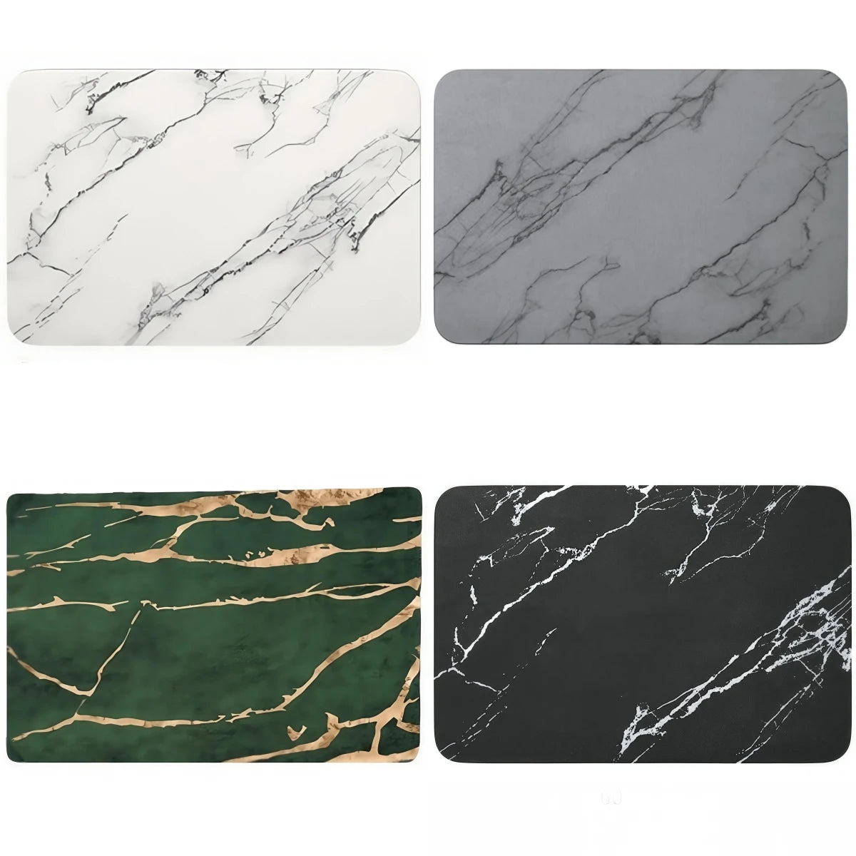 60x40CM Bathroom Rugs Washable Bath Mat Diatomite Stone PU Floor Mat Non Slip Quick Dry Pad Multi-Purpose Doormat Bathroom Acces