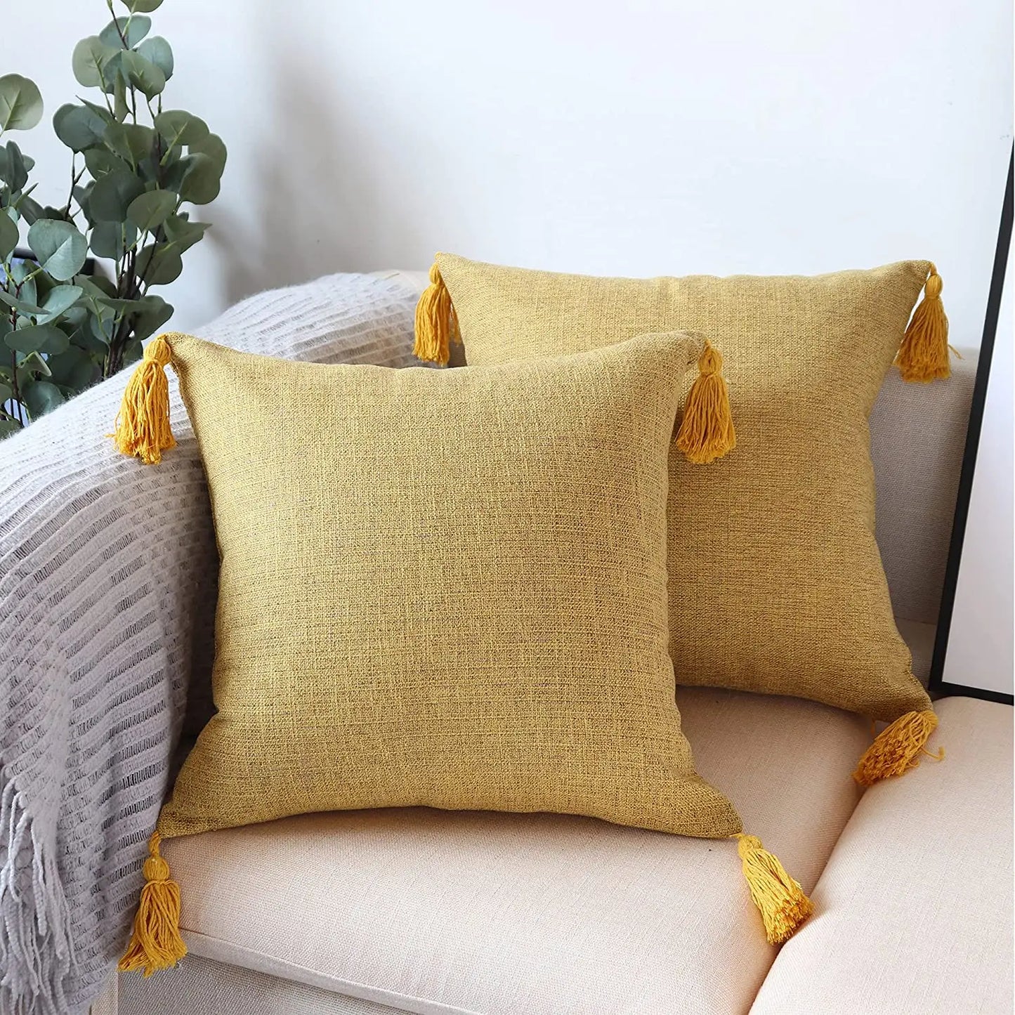 Pillow Cover Linen Decor
