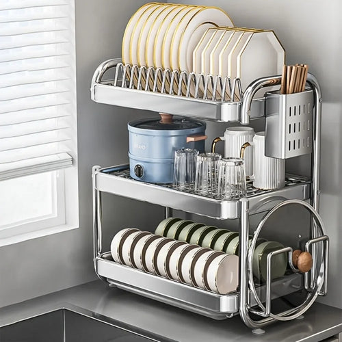 Bowl Storage Shelf Stainless