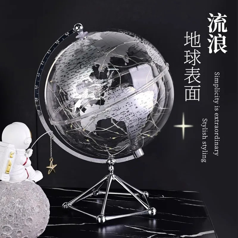 Golden Globe Factory Earth HD Globe Club, 20cm students teach transparent globes. Indoor decoration gifts.