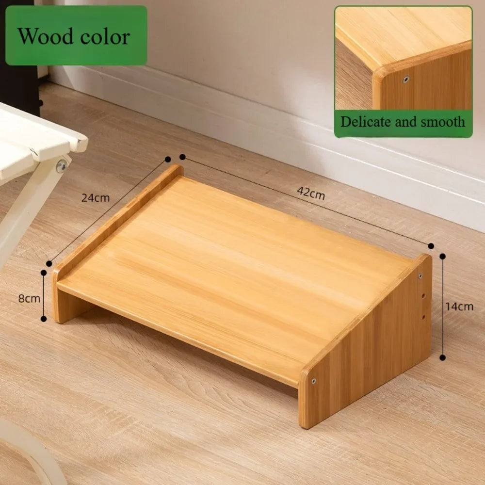 Office Footstool Bamboo