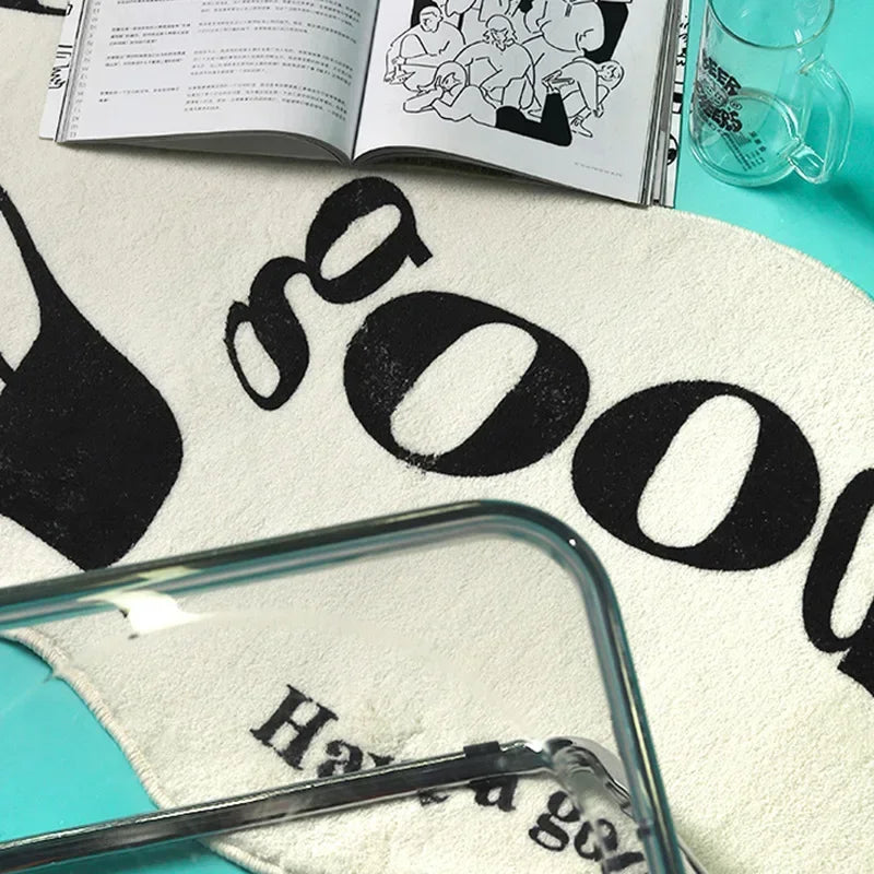 Shaggy Area Rug Non Slip Thickened Carpet Absorbent Soft Floor Mat for Bedroom Living Room Home Decor Washable Bedroom Decor