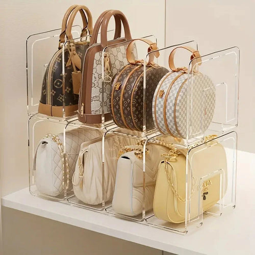 Handbag and wallet storage rack