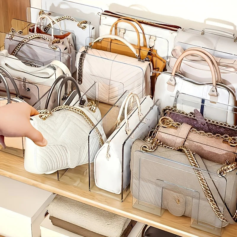 Handbag and wallet storage rack