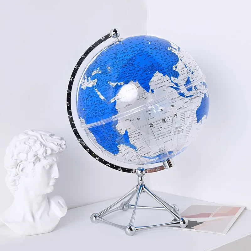 Golden Globe Factory Earth HD Globe Club, 20cm students teach transparent globes. Indoor decoration gifts.