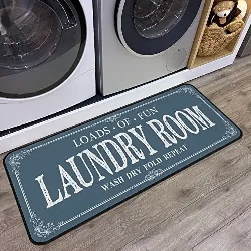 Laundry Room Rug Runner Non-Slip
