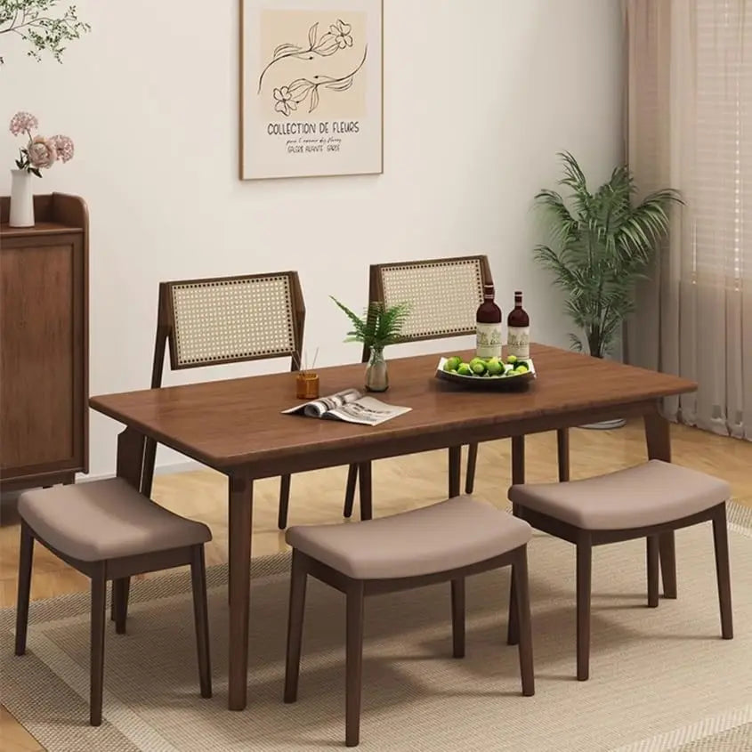 Foot Stool, Saddle Cushion Vanity Stool, Modern Concave Ottoman with Upholstered Seat for Entryway, Bedroom, Patio, Living Room.