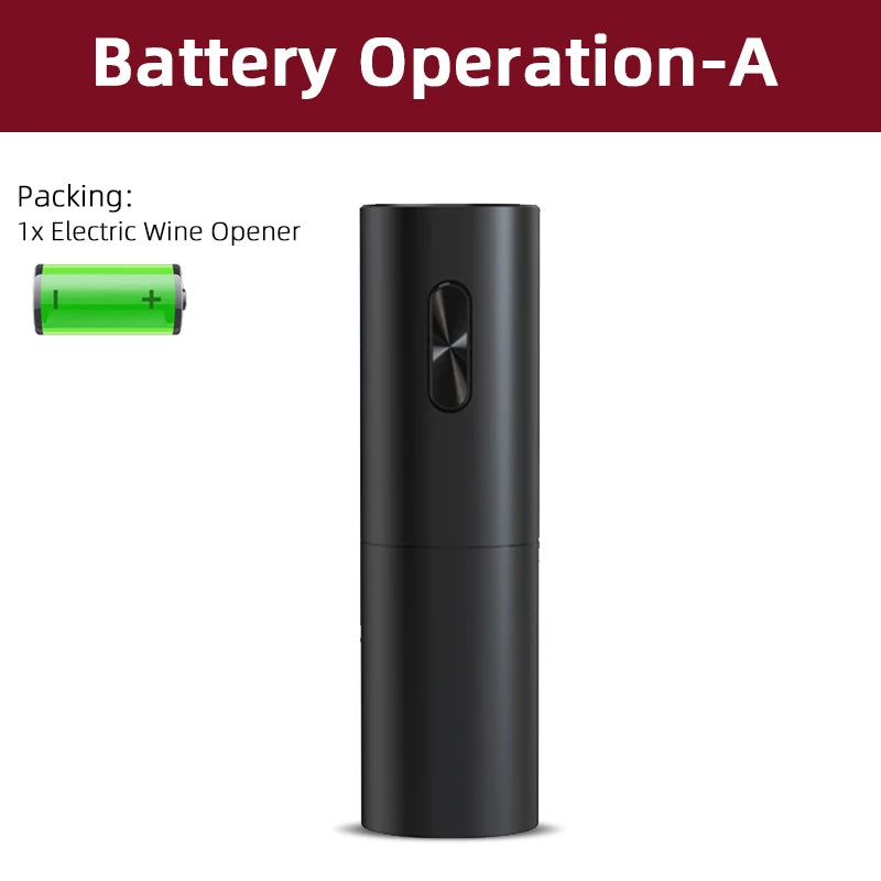 Electric Wine Opener Automatic Corkscrew Wine Openers for Beer Battery Bottle Opener Foil Cutter Kitchen Bar Can Opener