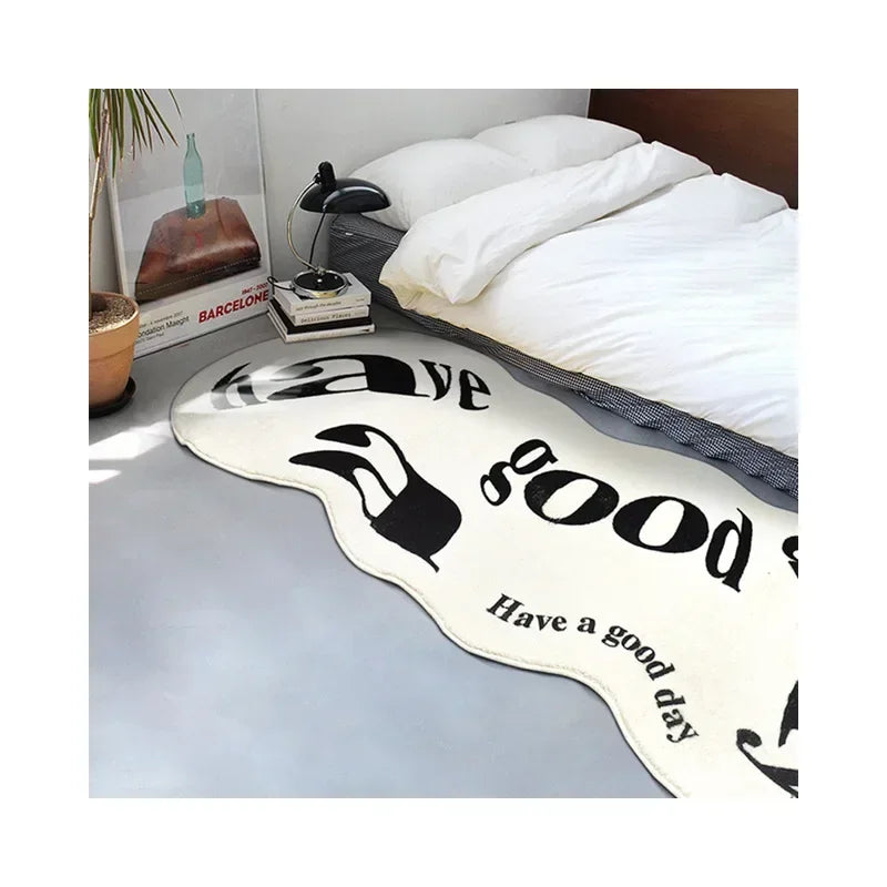 Shaggy Area Rug Non Slip Thickened Carpet Absorbent Soft Floor Mat for Bedroom Living Room Home Decor Washable Bedroom Decor