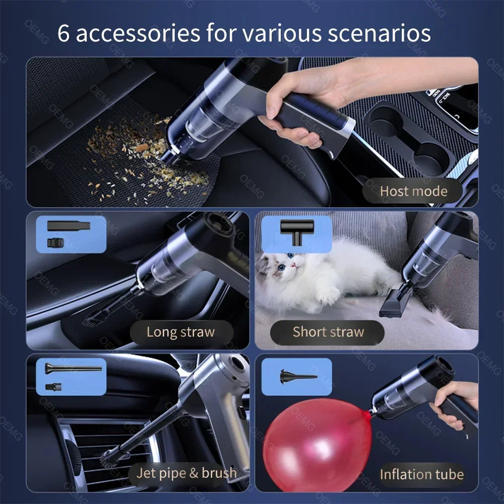 Mini Car Vacuum Cleaner Wireless