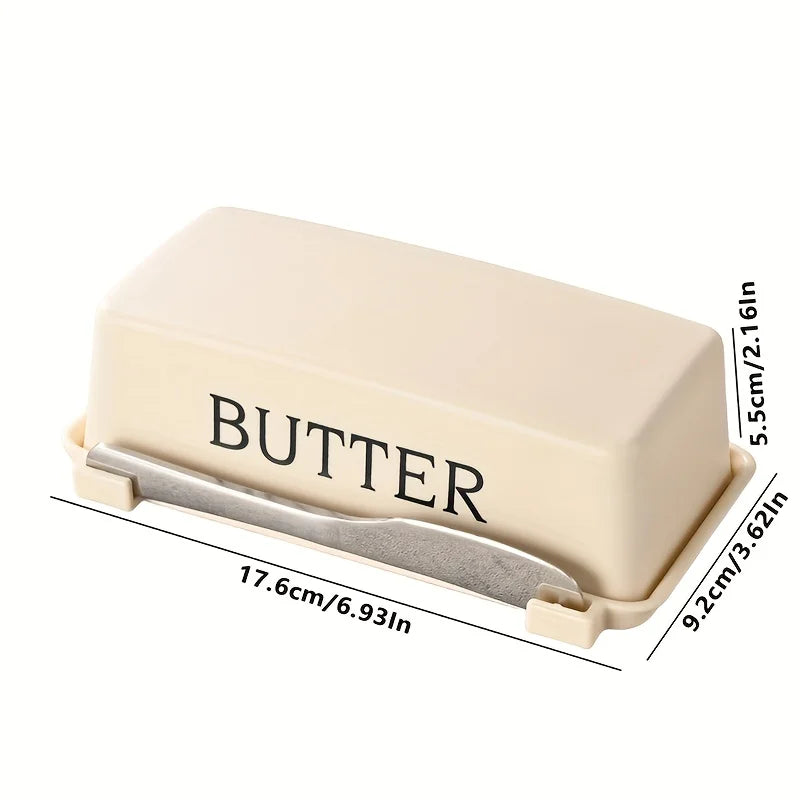 Butter Dish with Knife