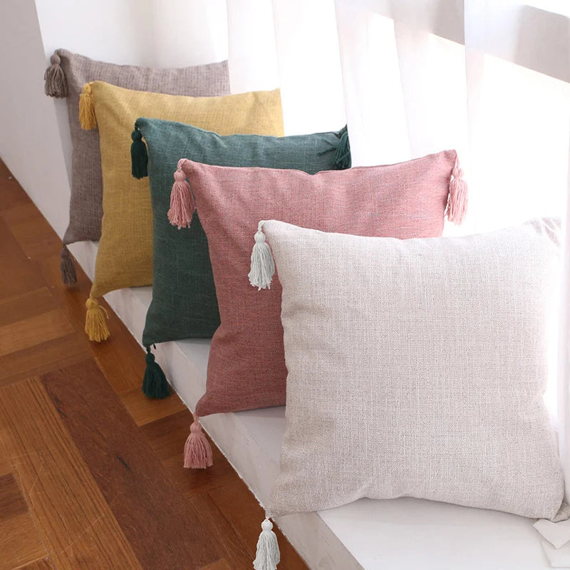 Pillow Cover Linen Decor