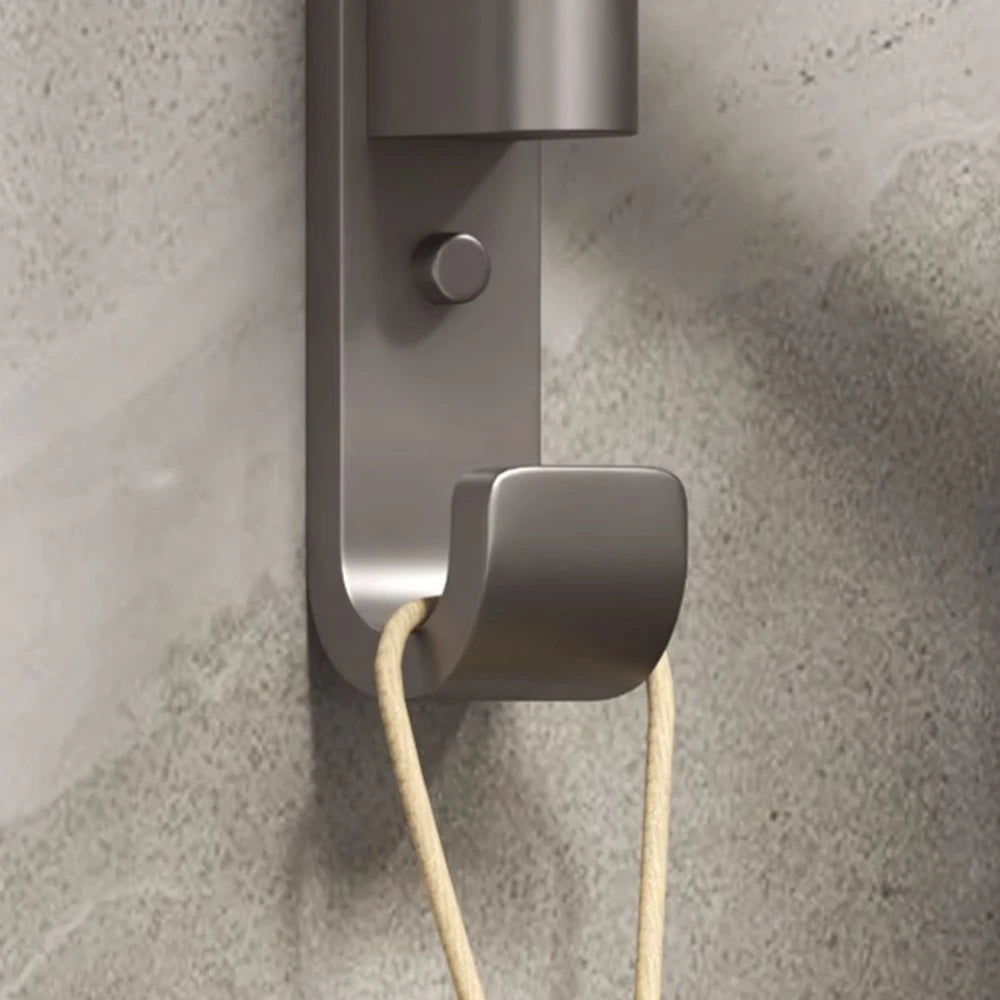 Bathroom Towel Rack Rotatable Towel Holder Space Aluminum 1/2/3/4/5-Bar Towel Hanger Kitchen Shelf Paper Hanging Wall Mounted