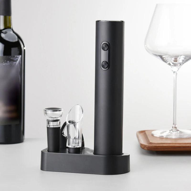 Automatic Electric Wine Opener with Foil Cutter