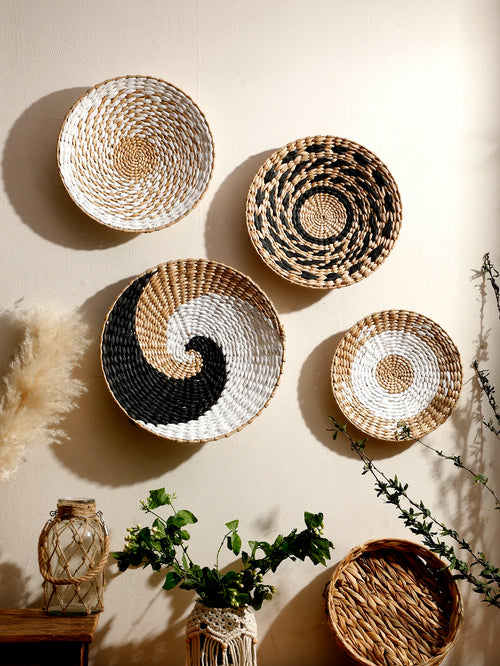 Wall Basket Decor Boho Handmade