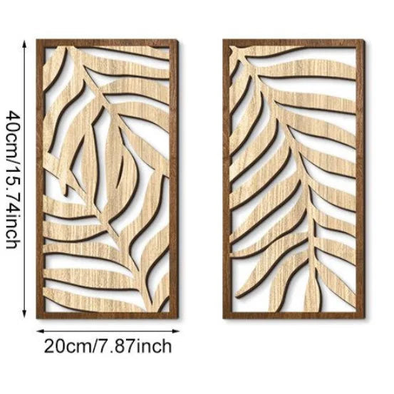 Hollow Wooden Hanging Board Wall Decoration
