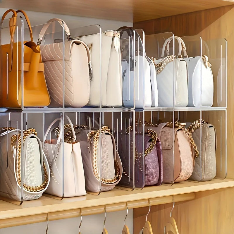Handbag and wallet storage rack