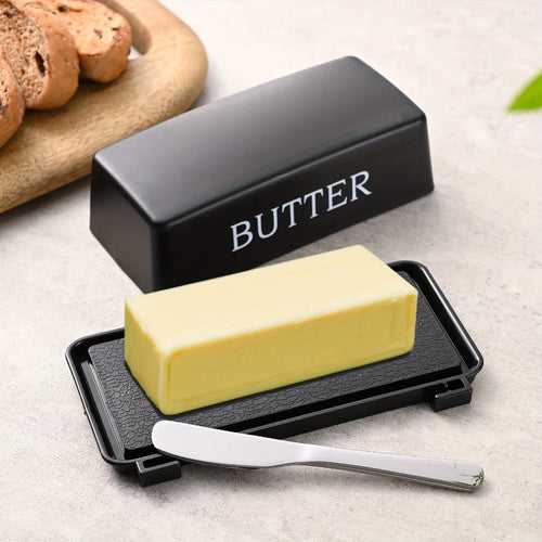 Butter Dish with Knife