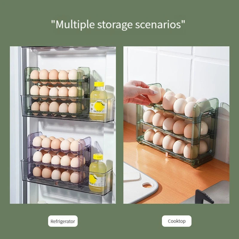 Large Capacity Egg Holder for Refrigerator